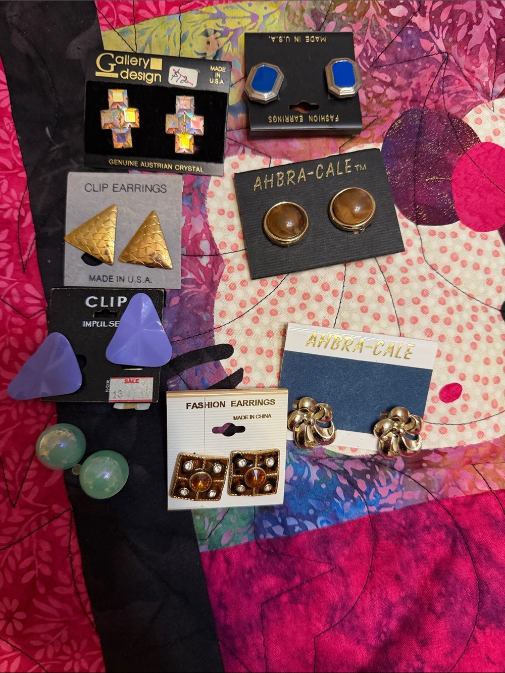 Clip on earrings